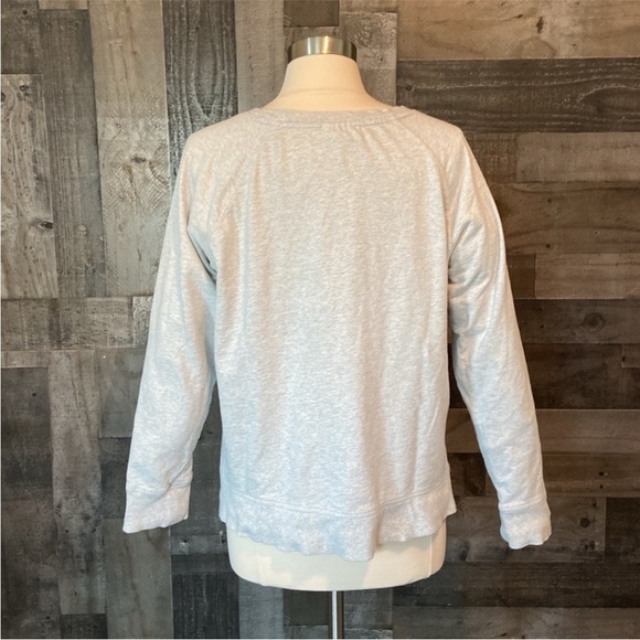 Style & Co sweatshirt large sparkly leopard print sequins Lovecore low key luxe - Picture 8 of 12